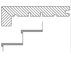 Treppenkanten KLASSIK passend zum Fußboden