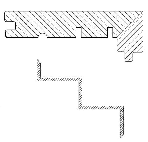 Treppenkanten MODERN passend zum Fußboden